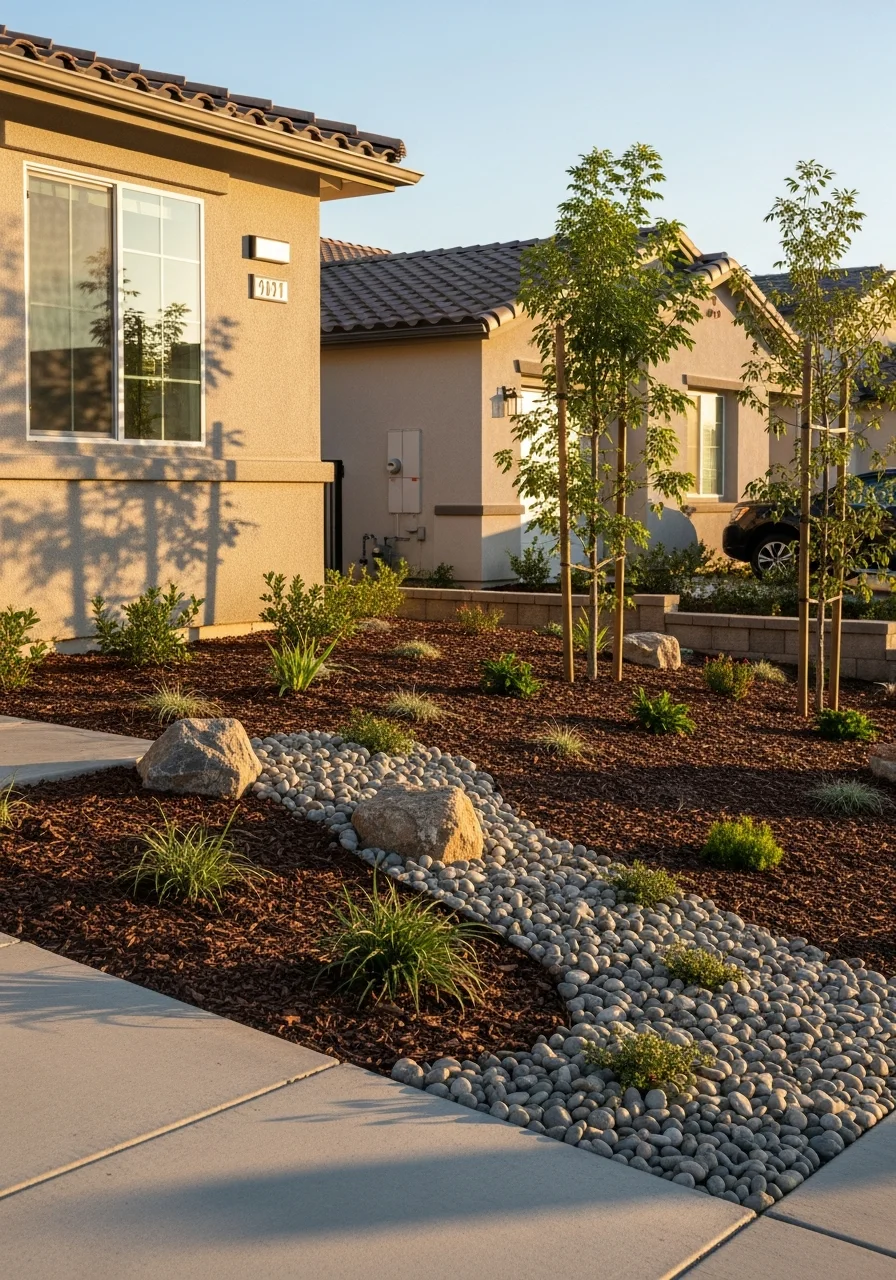 Eastlake home exterior with contemporary finishes and community-standard landscaping.